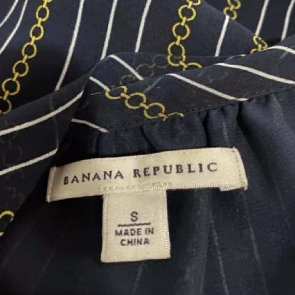 Banana Republic Bow Women Blouse Sleevless - Picture 4 of 6